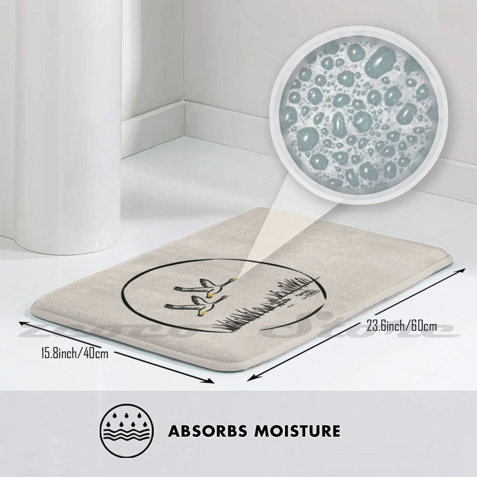 Канада: ковер для озера и джиса нескользящий коврик впитывания воды дверной озер