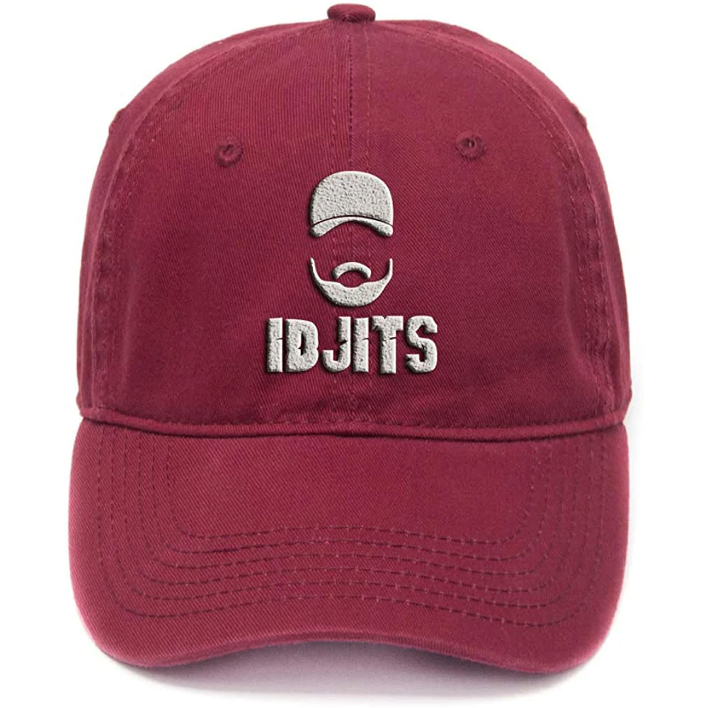 

Lyprerazy Idjits Помытый хлопок Регулируемая Мужская и Женская Мужская Унисекс Хип-хоп крутая бейсболка с принтом из флока