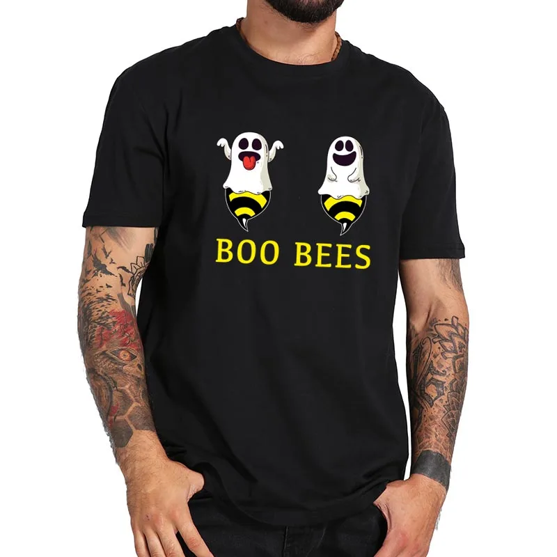 Boo пчелами для маленьких девочек на Хэллоуин футболка с короткими рукавами
