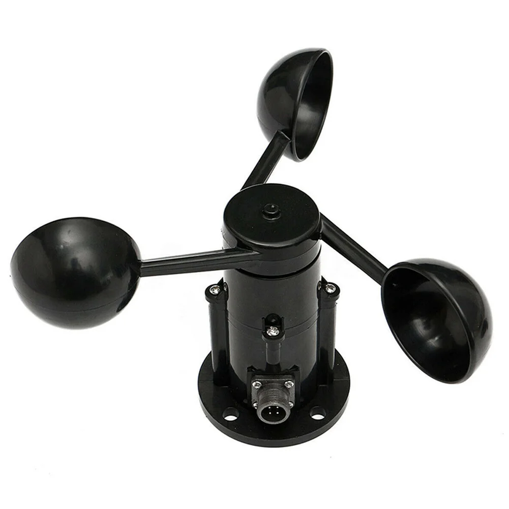 

Anti Interference Anemometer Low Consumption Wind Speed Sensor Signal Output Instrument Greenhouse 0-5V Measurement Three Cups