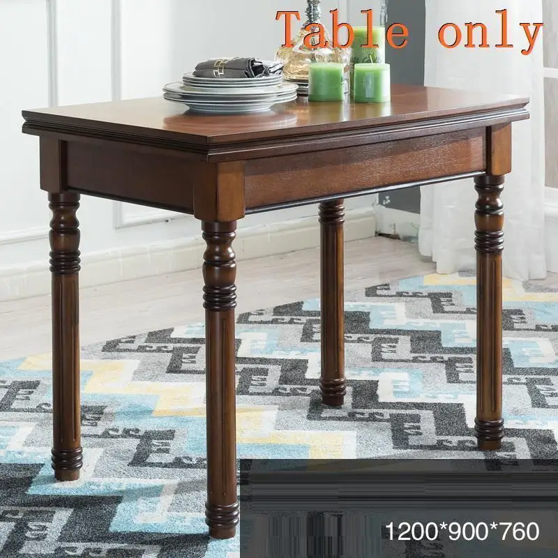 Eettafel Redonda Esstisch Yemek Masasi Escrivaninha Tavolo Dinning Juego De Set Ретро деревянный комедор Меса стол бюро обеденный стол