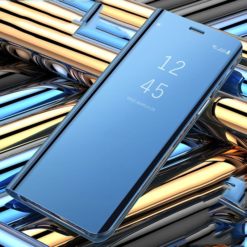 Чехол-накладка для Samsung S10 E S9 S8 S7 S6 Edge Plus Note 10 8 9 5 4 A9 star lite C8 J2 Prime зеркальный |