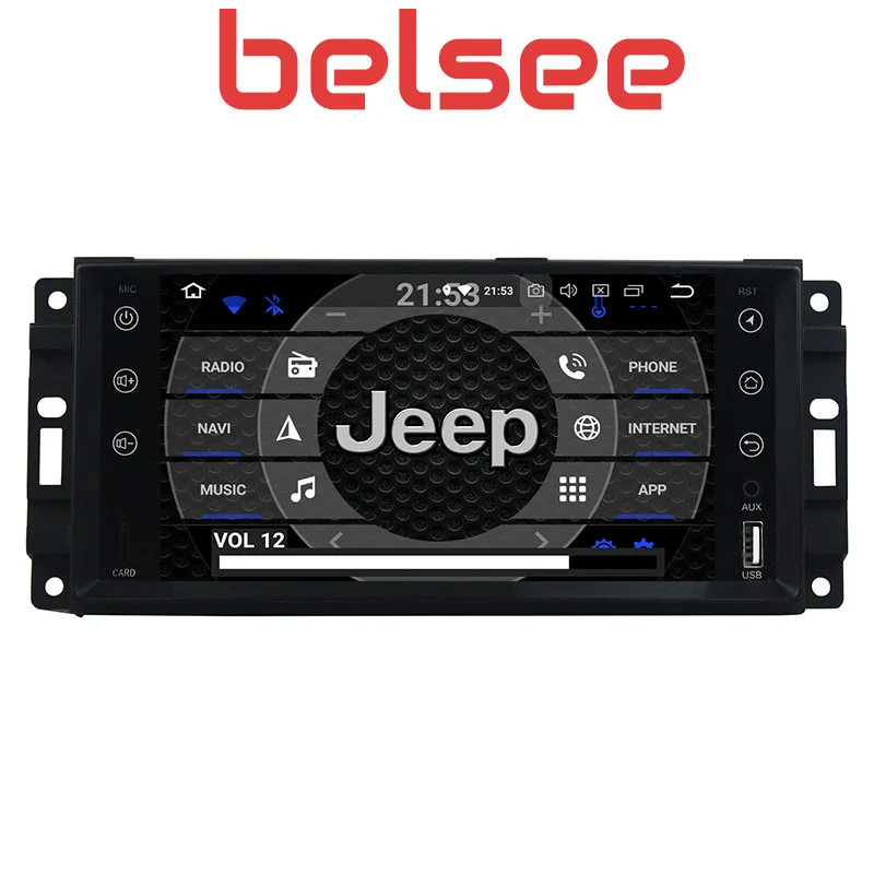 Автомобильный мультимедийный плеер Belsee 7 &quotсенсорный экран Android ОЗУ 4 Гб DVD GPS
