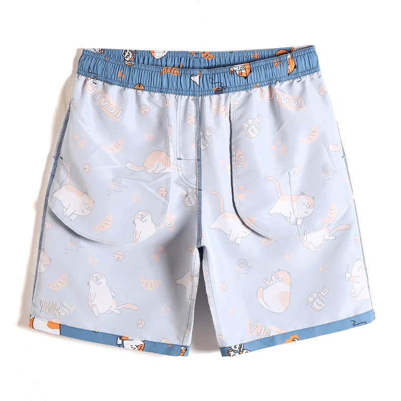 Gailang сексуальные мужские плавки мультяшный принт купальник с принтом кошки шорты