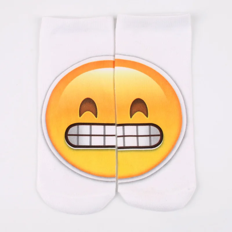 20pcs =10pairs Women Funny Cartoon Socks Low Ankle 3D Printed Short Socks for Women Men Invisible Boat Socks Summer