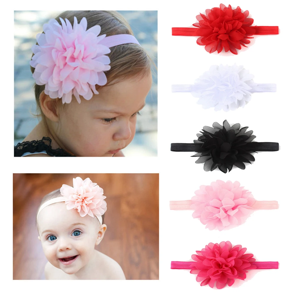 

Sanlutoz Baby Girls Flower Headband Fashion Kids Hairbands Infants Baby Hair Accessories