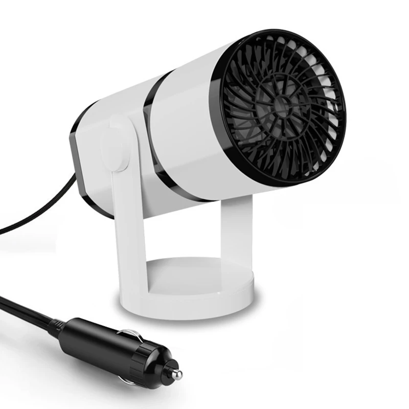 

G99F Auto Heater Cup Shape Warm Air Blower Electric Fan Windshield Defogging Rotatable Foaldable Demister Defroster Portable