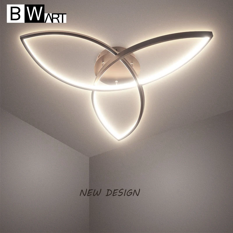 Современная светодиодная люстра bборота для гостиной спальни алюминиевая с