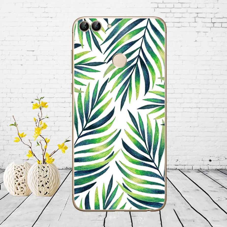 H53 Huawei P Smart Case TPU Мягкий силиконовый прозрачный чехол для телефона huawei P Smart Cover FIG-LX1 Enjoy 7S Чехол - Цвет: H53