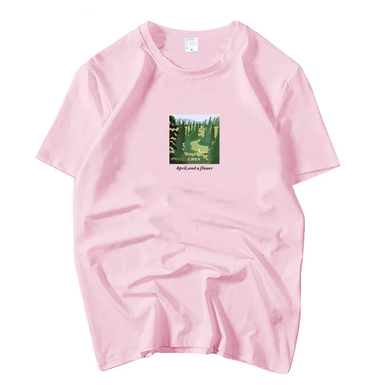 Экзо Чэнь альбом в апреле и держащей букет на свадьбе же печати Круглая горловина