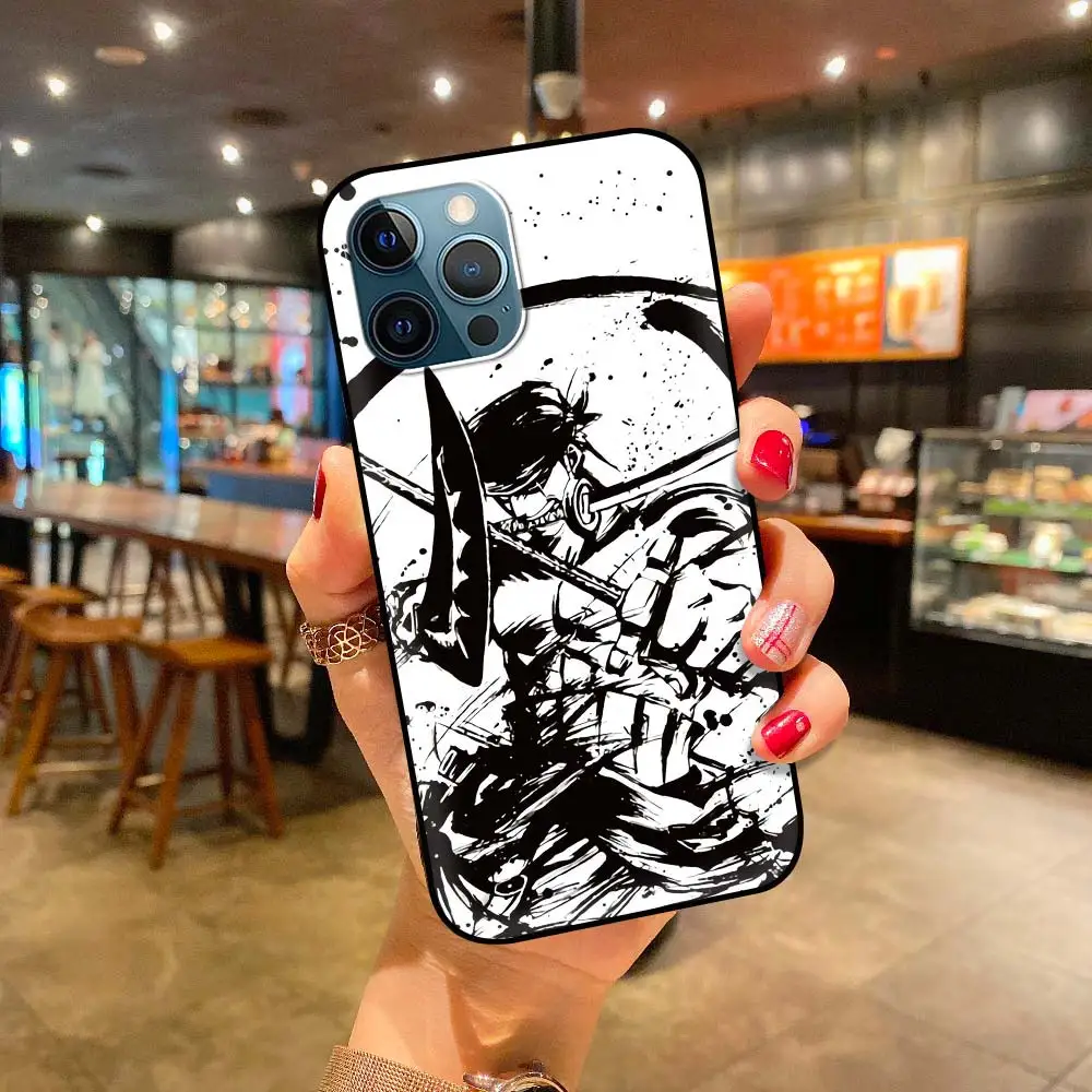 

Naruto Anime Case For Apple iPhone 11 12 Pro 7 XR X XS Max 8 6 6S Plus SE 2020 5 5S Black Shell Phone Fundas Sac
