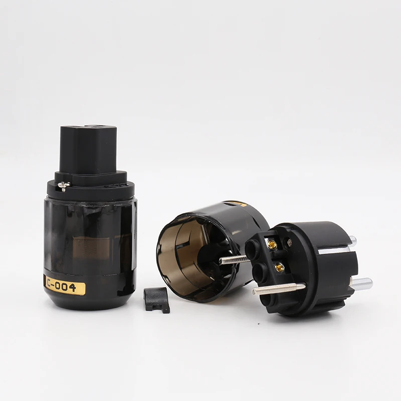 

C-004 IEC Connector P-004E EUR AC Power plug Schuko plug