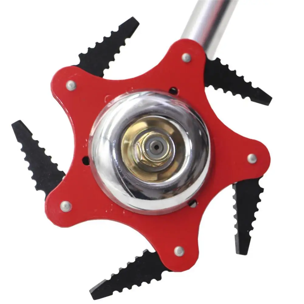 

Five Leaves Serrated Trimmer Head Trimmer Head Cutter Steel Alloy Lawn Mower Head Mower Weeding Tray Grass Head