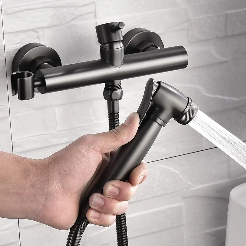 Латунный Смеситель для унитаза Bidets хромированный ручной настенный кран ванной и