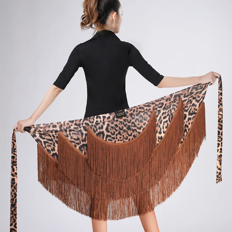 Женская юбка для латинских танцев танцевальная бальных ча танго сальса самба