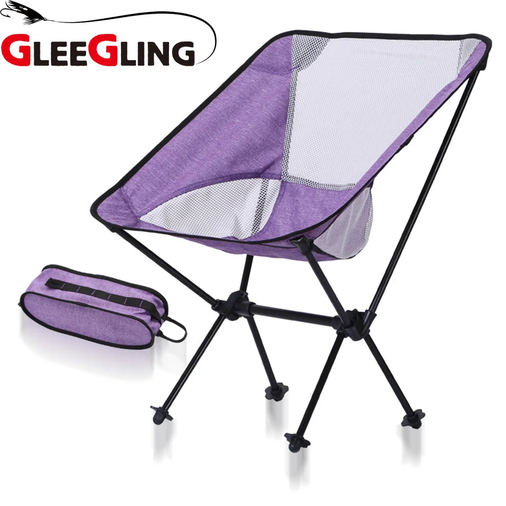 GLEEGLING ультра легкий рюкзак для стула Складное Сиденье кемпинга рыболовное кресло