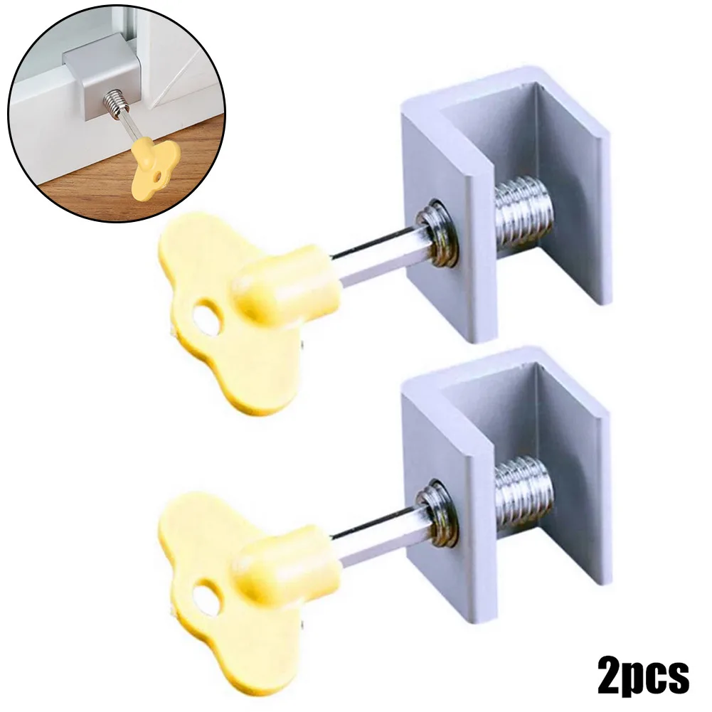 

Security Anti-theft Key Sash Lock Aluminum Alloy Sash Sliding Doors Restrictor Window Lock Translation Screen Lock Child Tools