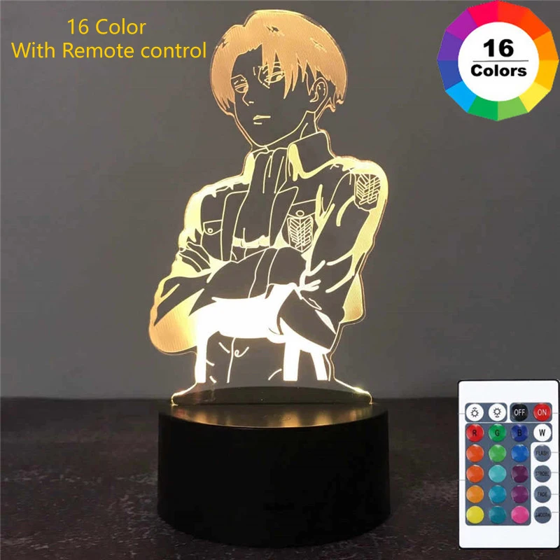 

Игрушки «атака на Титанов» shкруги но Kyojin, аниме фигурка, подарок, светодиодная фигурка ночного светильник, забавные детские игрушки