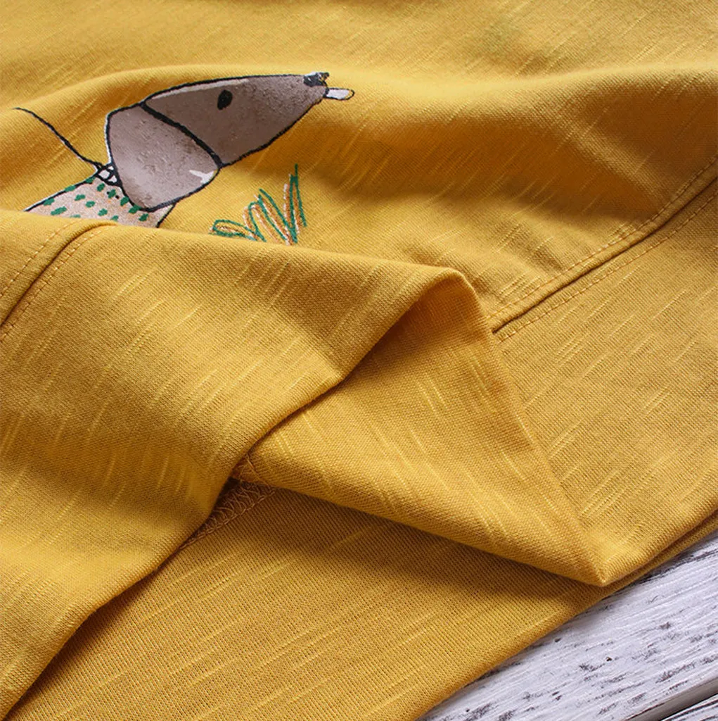 

Plus Size Fashion Cute Cartoon Print Blouse Shirt Hooded Tops Tee Casual Summer Ladies Female Women Short Sleeve Blusas Pullover