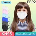 Детские маски KN95 Mascarilla FPP2 Homologada 5 слоев Mascarillas FFP2 Colores Morandi Mask FFP 2 маска для лица ffp2mask KN 95 маска
