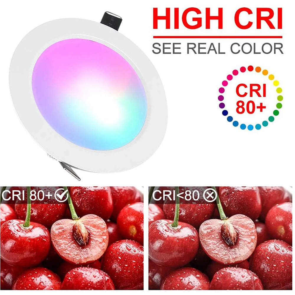 

15Вт сиды, встраиваемый светильник ing вниз светильник с ИК-пультом дистанционного Управление 16 Цвет & 4-х режимах мигания затемнения RGBW Луч св...