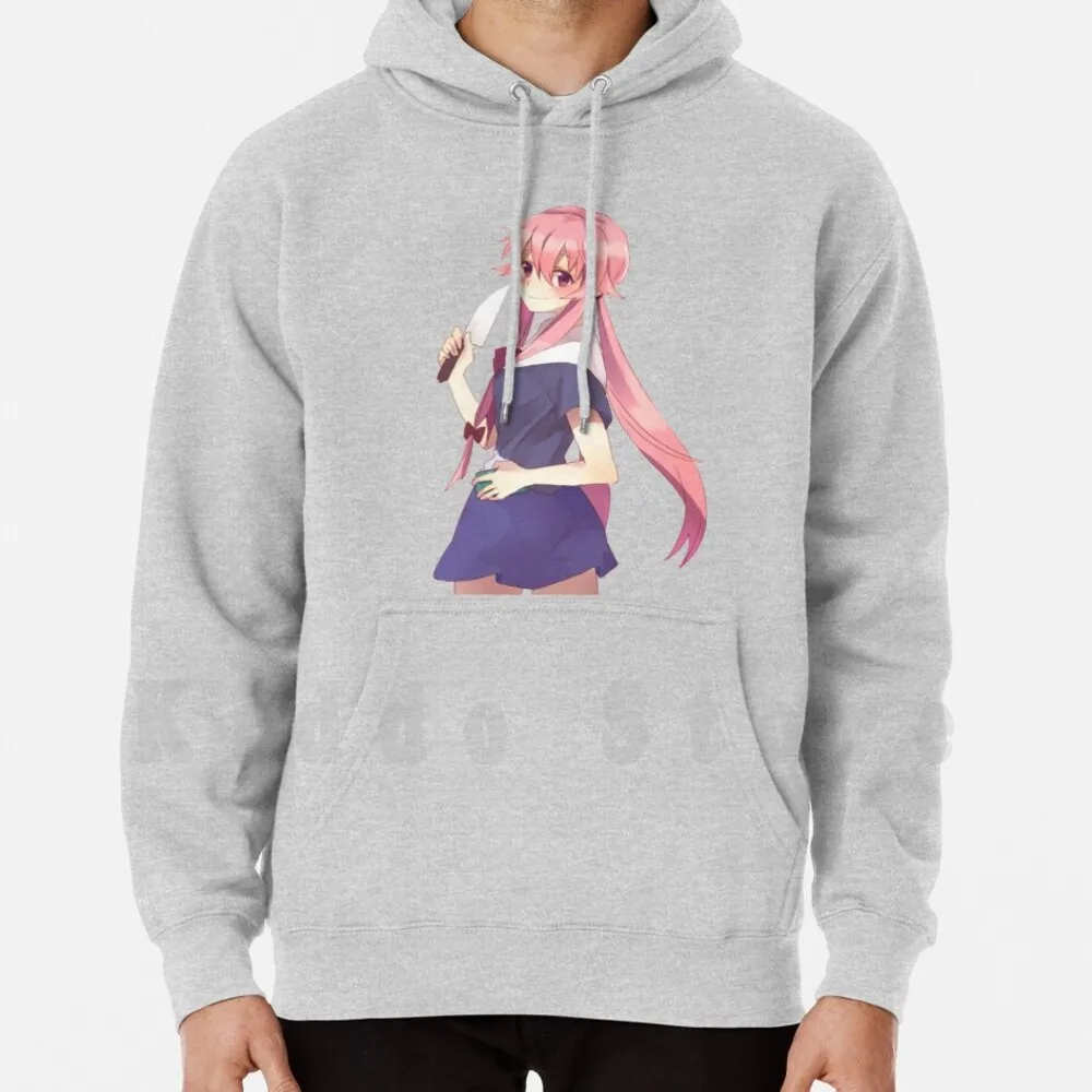 

Mirai Nikki-All We Love Yuno Толстовка с длинным рукавом Mirai Nikki Mirai Nik Mirai Nikki Mirai Anime Yuno