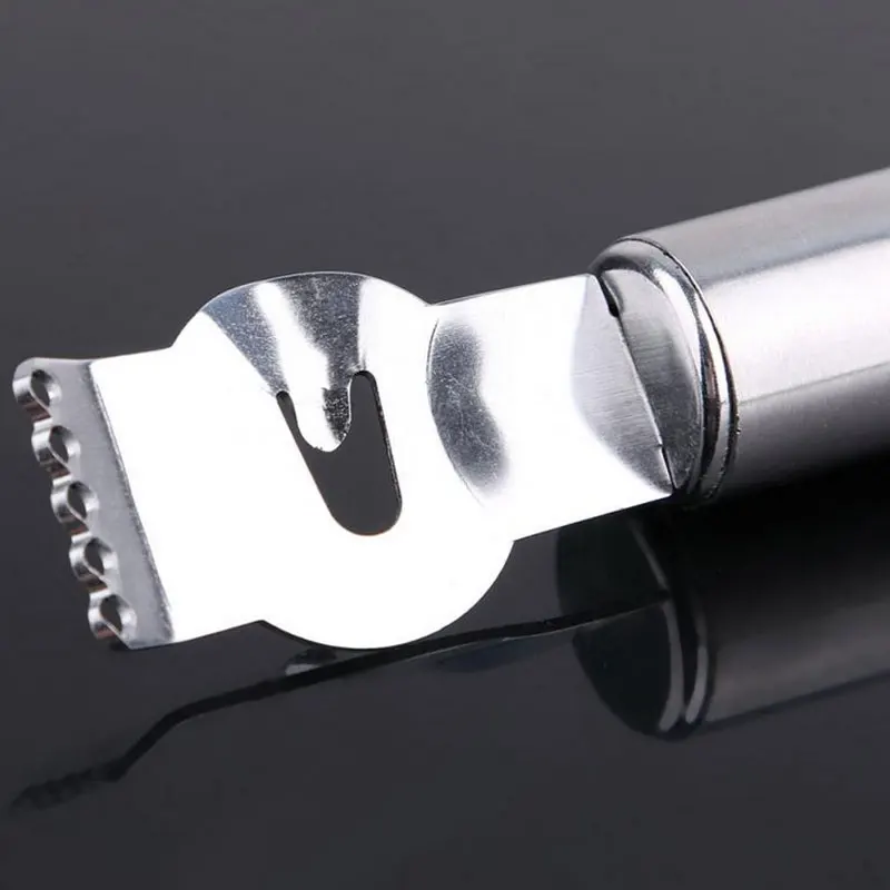 Нож для чистки лимонов стали лимон Zester Терка Лайм Оранжевый гаджеты Аксессуары