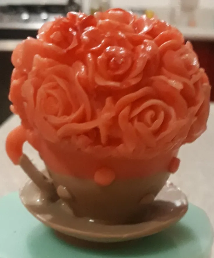 

Rose Cup Silicone Mold Soap Mould Flower Handmade Soap Making Molds Candle Silicone Mold Resin Clay Mold HC0120 PRZY Flower