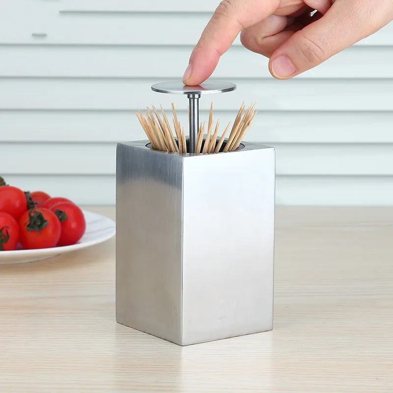 Кухонные декоративные держатели для зубочисток квадратная портативная