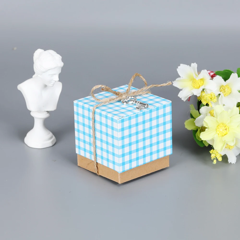 Упаковка для упаковки шоколадных конфет рубашек в клетку 10 шт. | Дом и сад