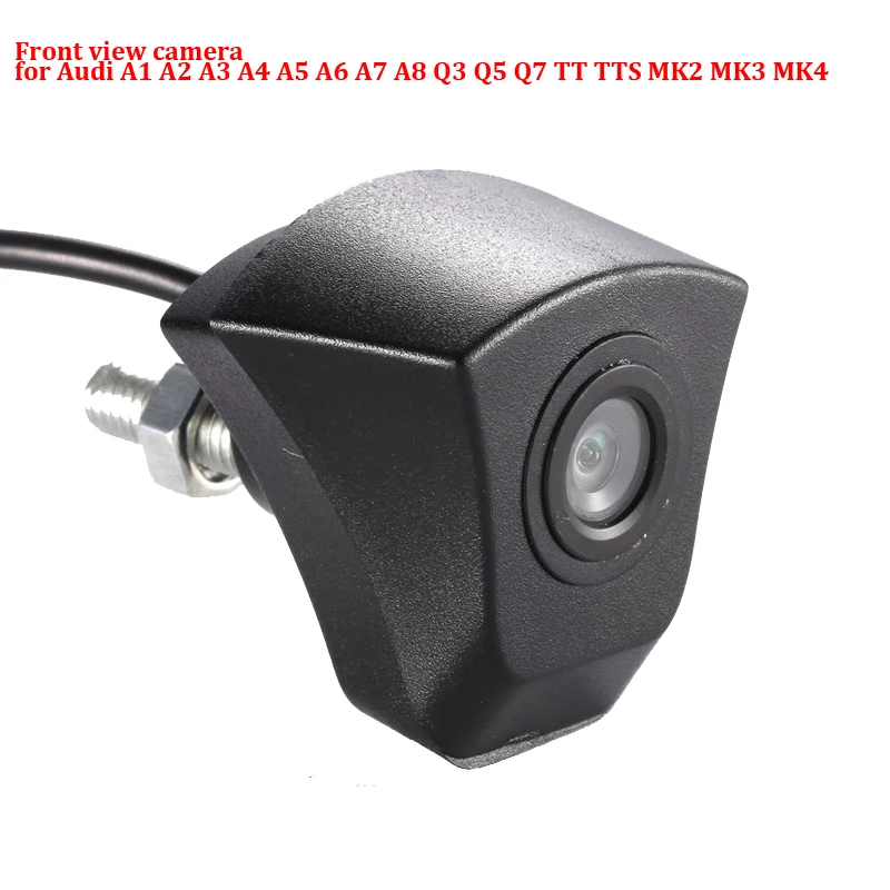 

170 Degrees HD CCD Car Front View Night Version Parking Camera For Audi A1 A2 A3 A4 B8 A5 A6 A7 A8 Q3 Q5 Q7 TT TTS MK2 MK3 MK4