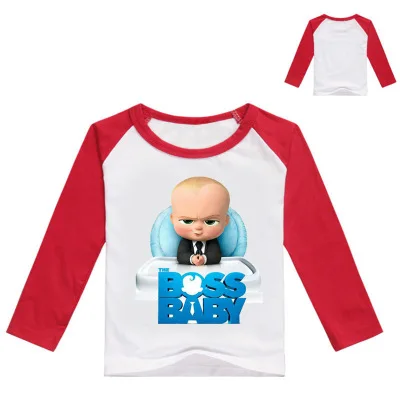 style 9 Новое поступление года, детские футболки с надписью «Baby Boss» для детей возрастом от 2 до 12 лет футболка с длинными рукавами для мальчиков рубашки для девочек Vetement Enfant для подростков - Цвет: style 9