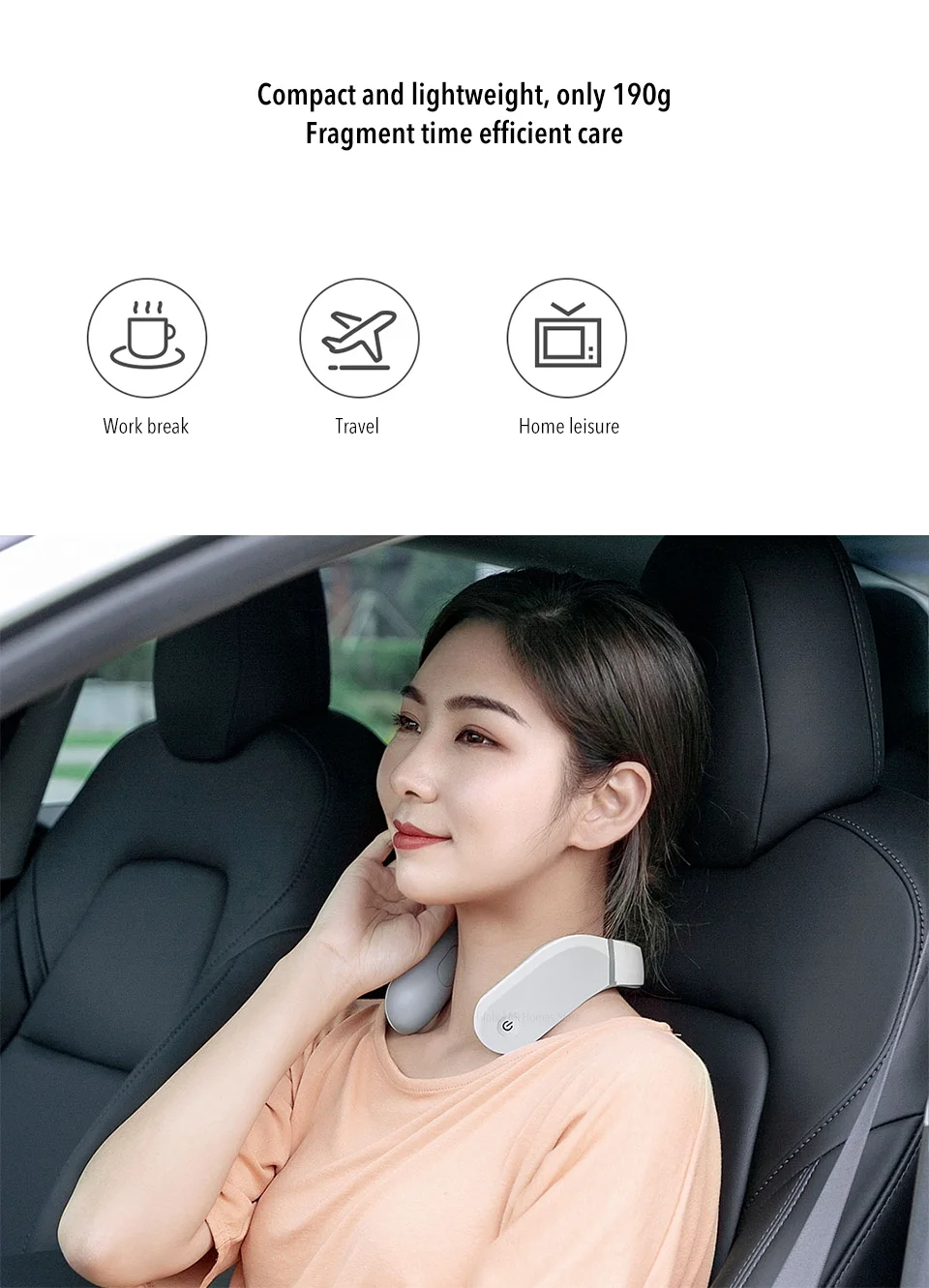 Xiaomi Mijia шейный массажер G2 хиропрактический шейный протектор шеи Многофункциональный горячий компрессионный Электрический физиотерапия