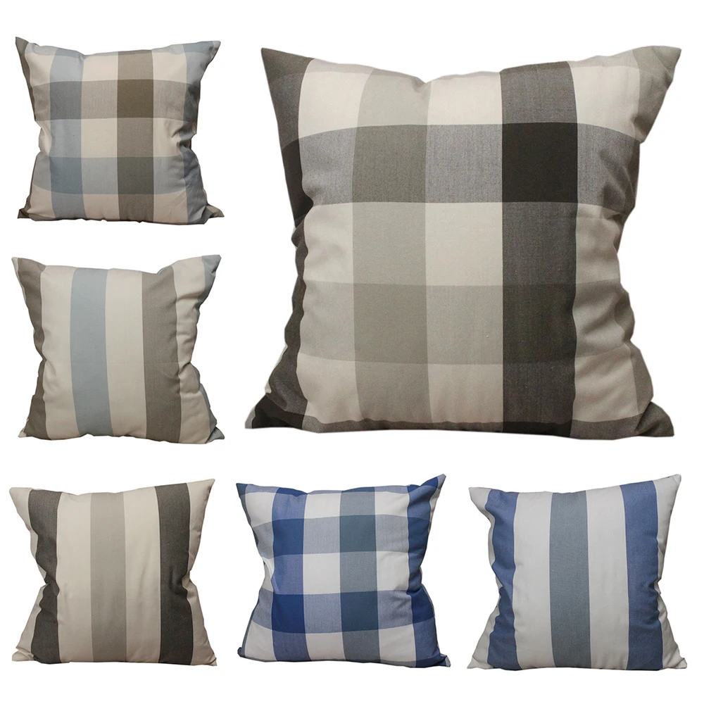 Современная Скандинавская полосатая наволочка CURCYA для украшения дома простые