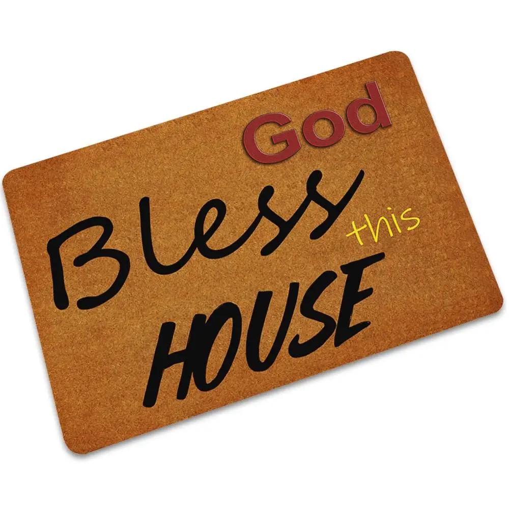 Прямая поставка резиновый коврик для входной двери собаки кошки напечатанный