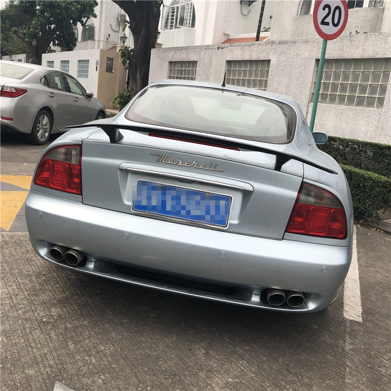 Спойлер для Ghibli 2006 2018 Maserati Coupe Quattroporte спойлер TF ABS Материал заднее крыло