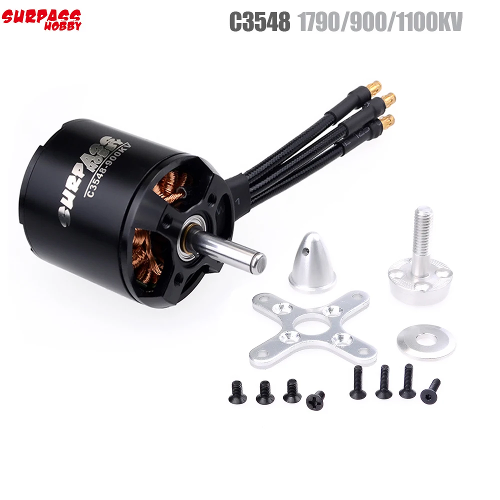 SURPASS HOBBY 2826 C3548 790KV 900KV 1100KV бесщеточный мотор 2-5S для RC самолета фиксированный-крыло планерный самолет