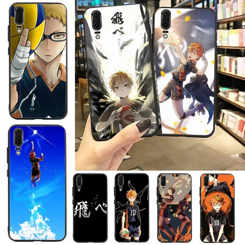 

Hot Anime Volleyball Haikyuu Phone Case For Huawei P20 P30 P40 lite Pro P Smart 2019 Mate 10 20 Lite Pro Nova 5t