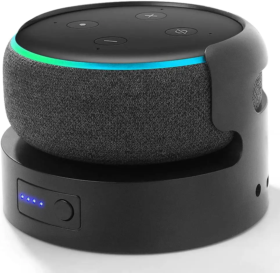Base de Bateria para Echo Bateria para Echo Horas de Tempo de Reprodução Geração Carregador Portátil 3 Alto-falante Alexa 8 Dot 3ª
