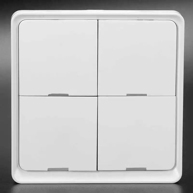 

ZigBee Switch Wireless Scene Switch Intelligent 4Way Panel Wall Switch Mobile Phone APP Control for ZigBee Wireless Wall