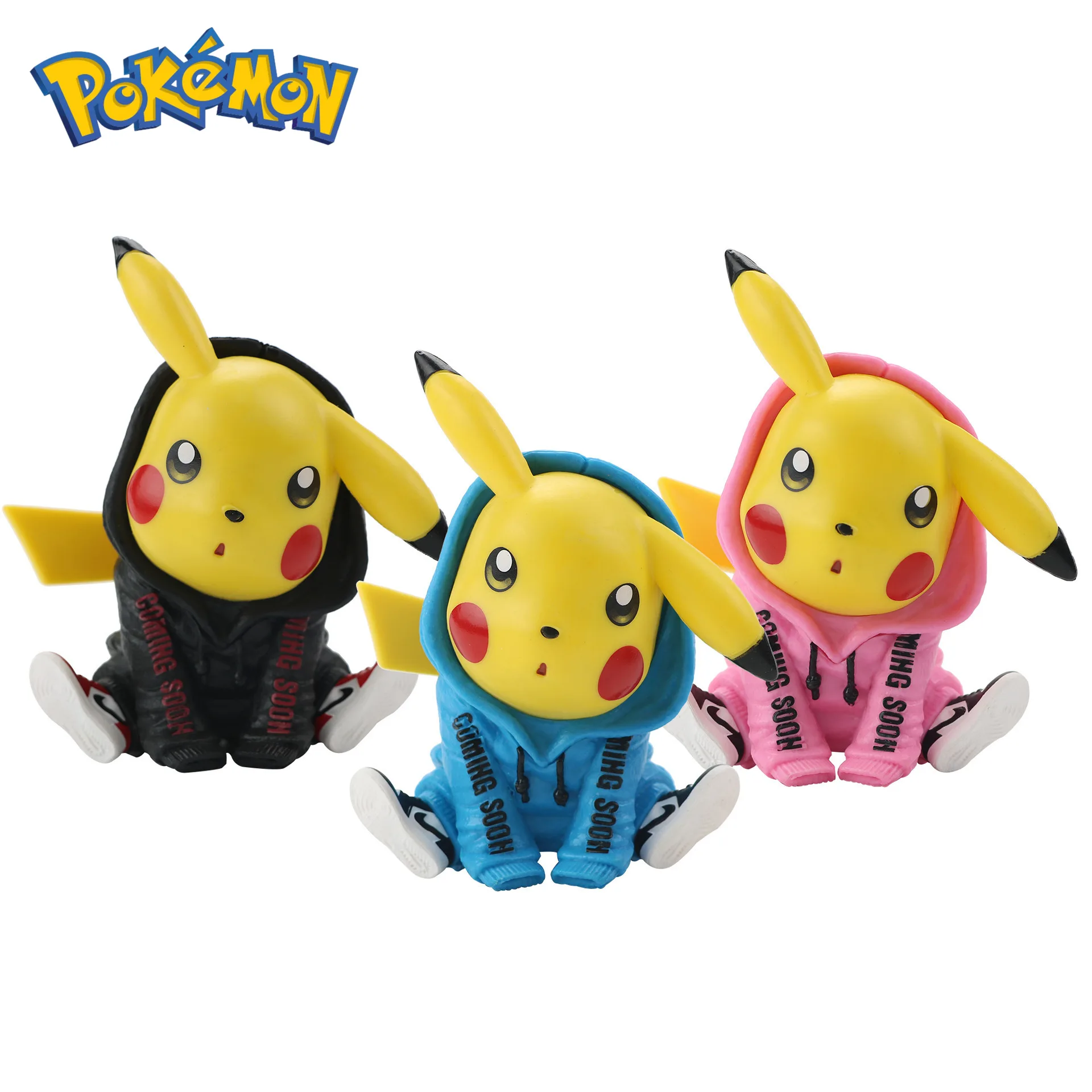 

6cm Pokemon Cute Pikachu Trend PVC Action Figure Anime Cartoon Figurine Collection Model Kids Toys Christmas Birthday Gifts