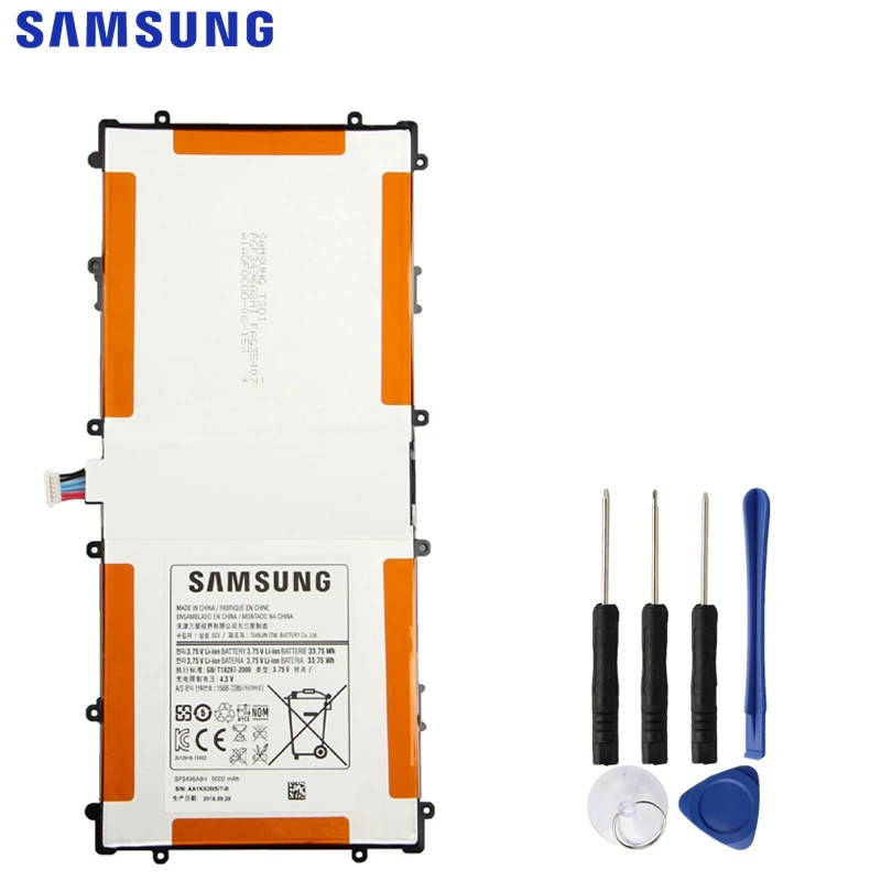 Оригинальный аккумулятор Samsung SP3496A8H для Google Nexus 10 GT-P8110 HA32ARB SP3496A8H(1S2P) оригинальный