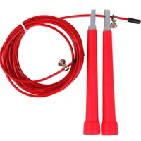 100pcs adjustable crossfit Ultra adjustable Speed Cable Jump Ropes steel wire Children products Party Gift SN3357