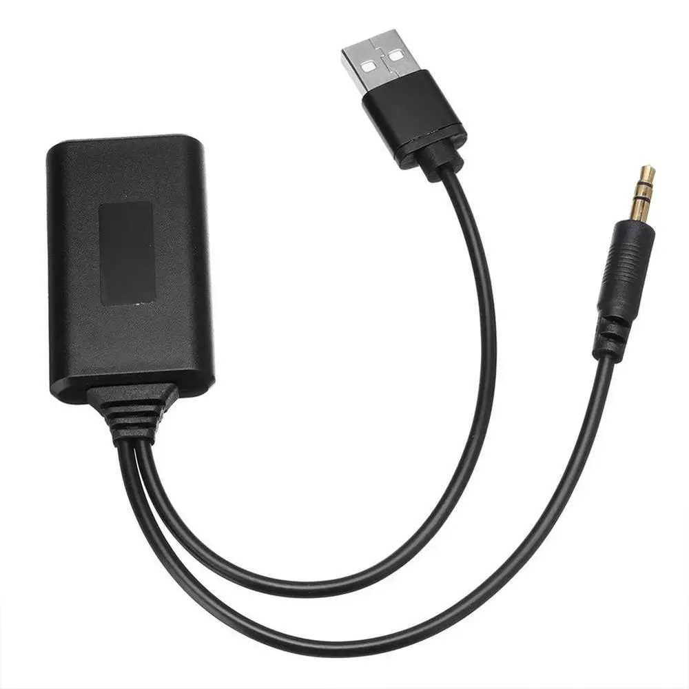 

Universal Car 12V bluetooth Module Adapter Wireless Radio Stereo AUX-IN Aux Cable Adapter USB 3.5MM Jack Plug