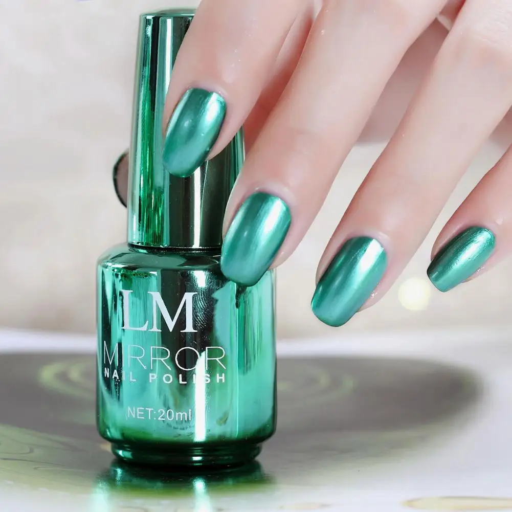 

Dropshipping 20ml Nail Polish Metallic Mirror Effect Lasting Nail Decor Quick Drying Makeup Tools for Daily Life