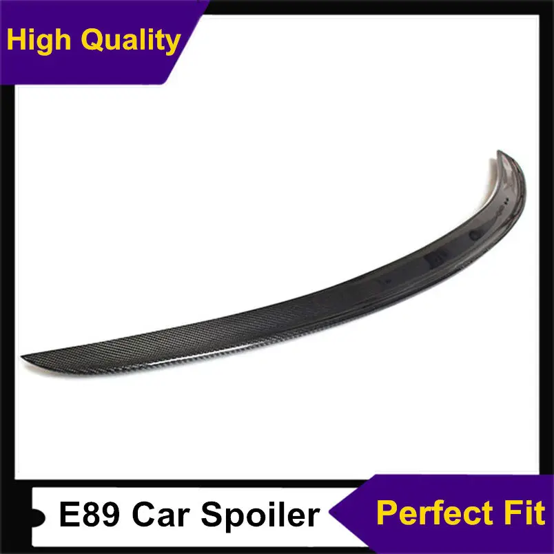 Новый 3D Стиль Настоящее углеродное волокно Автомобильный задний багажник губа
