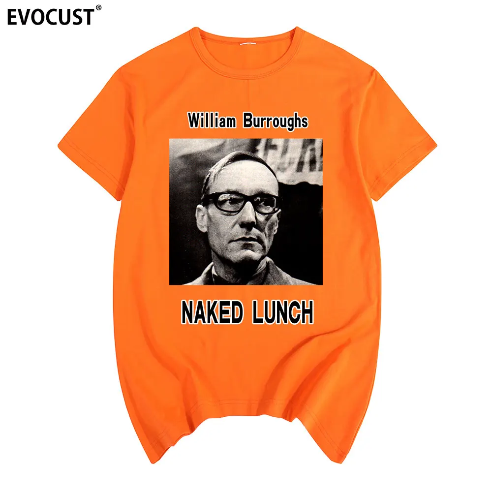 Футболка William S.Burroughs Junkie Хлопковая мужская футболка новая женская модная унисекс