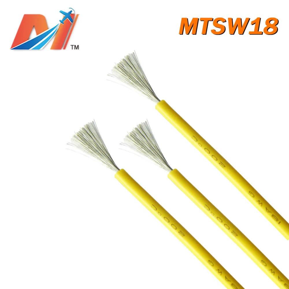Maytech распродажа (1 метр) Мощный кремниевый провод AWG18 желтого цвета|Силовая