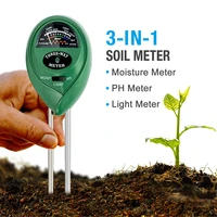 new 3 in 1 digital ph acidity meter multifunction soil tester moisture meter sunlight intensity measurement analysis instrument