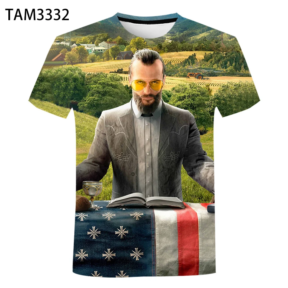 3D Farcry печатная Футболка мужская женская детская 2021 Новая летняя модная футболка